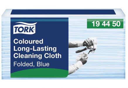 Chiffon de nettoyage longue durée bleu W8 TORK