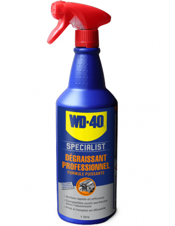 Dégraissant professionnel WD40 (aérosol en1 litre)