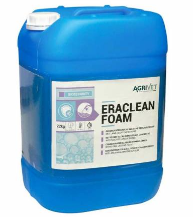 Nettoyant détergent pour bâtiment d'élevage ERACLEAN FOAM - 22 kg