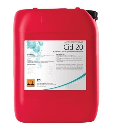 CID 20 (désinfection des bâtiments d'élevage et matériel de transport) - 25 litres